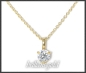 Preview: Brillant 585 Gold Collier; 0,37ct, VS2; DGI Zertifikat